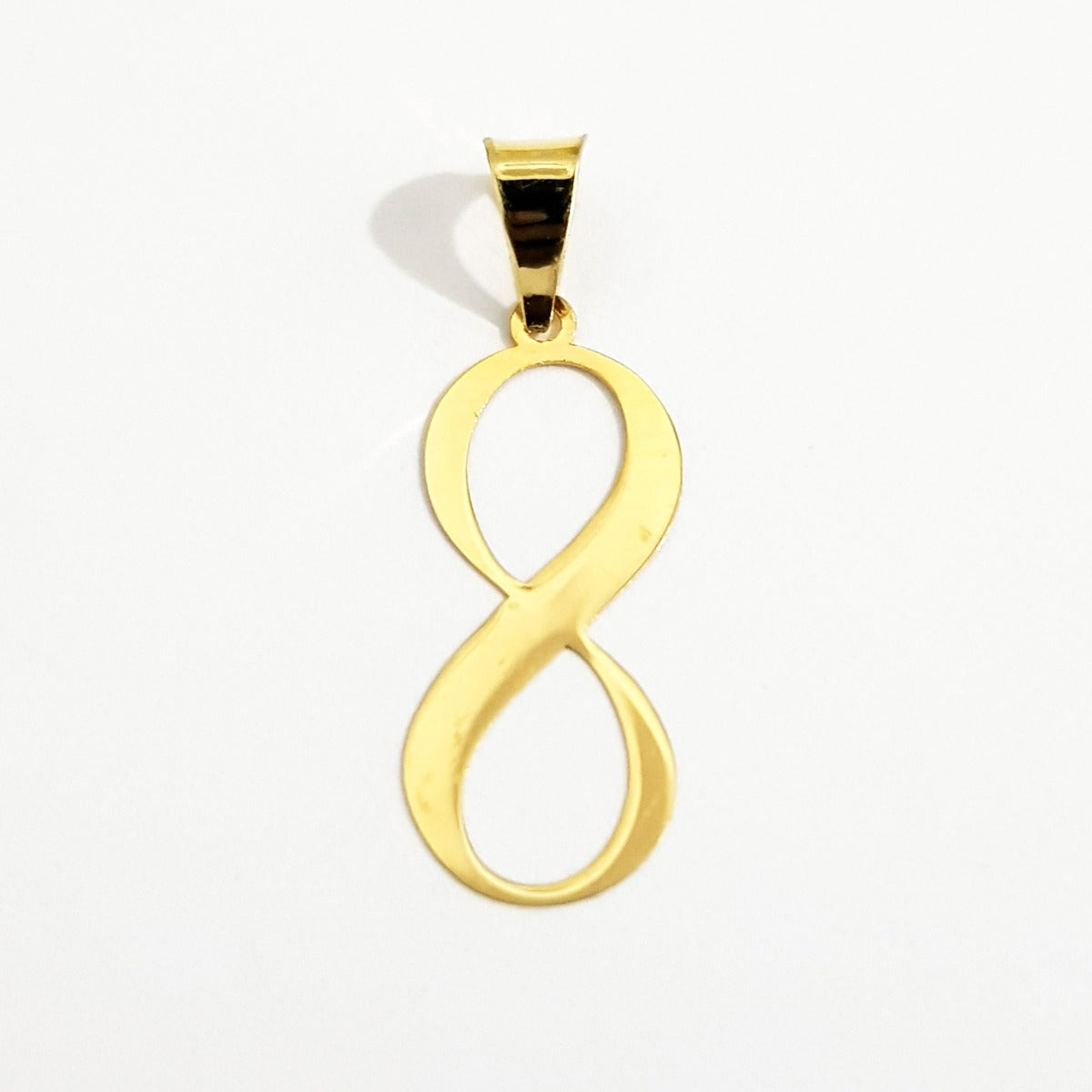 18K Pure Gold Infinity Design Necklace