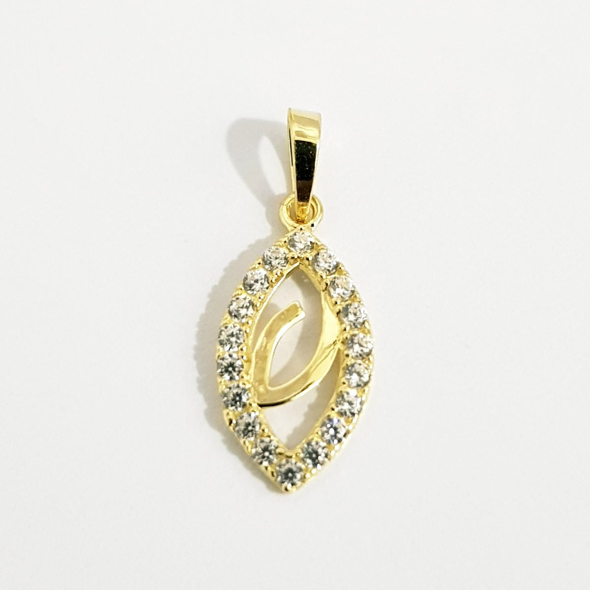 18K Pure Gold Elegant Design With Zircon Stone Necklace | Necklace | 18K Gold Jewelry