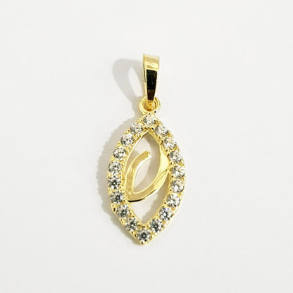 18K Pure Gold Elegant Design With Zircon Stone Necklace | Necklace | 18K Gold Jewelry