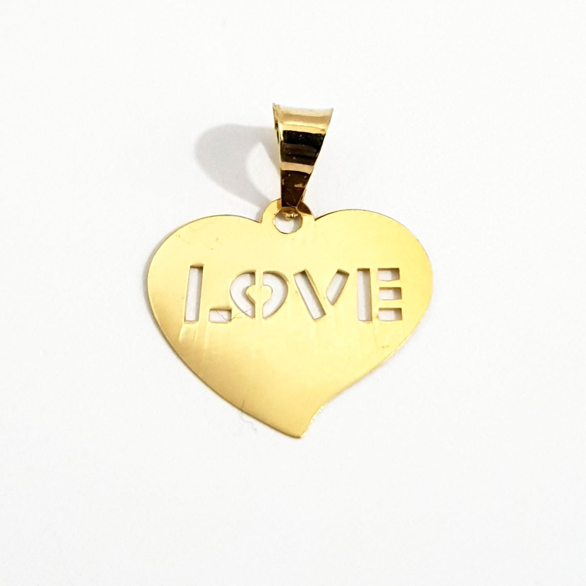 18K Pure Gold Heart Love Design Necklace | Necklace | 18K Gold Jewelry