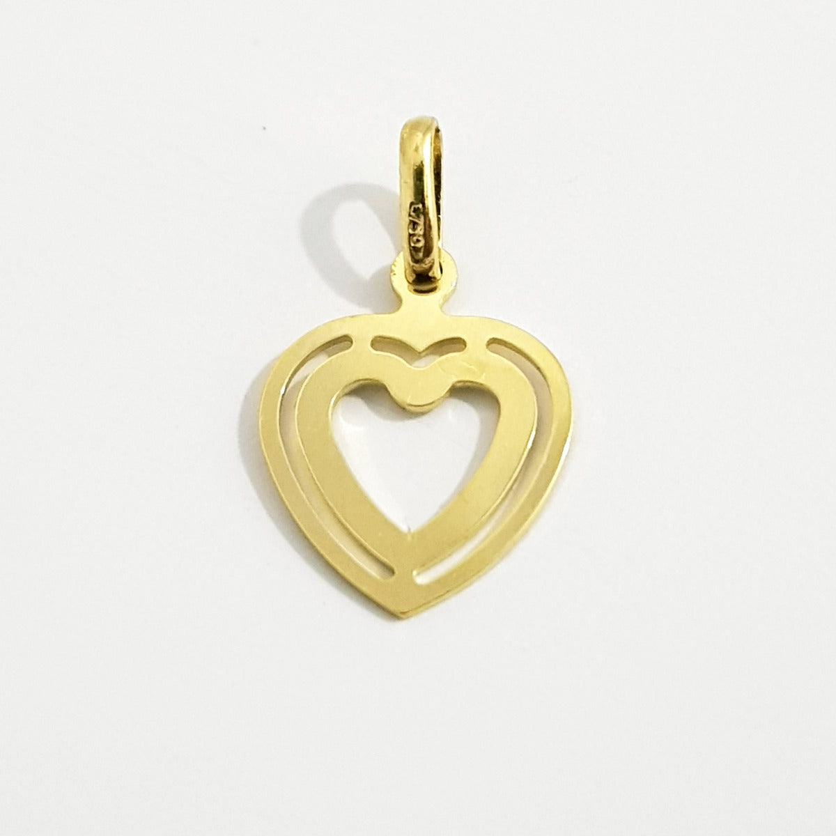 18K Pure Gold Heart Necklace | Necklace | 18K Gold Jewelry