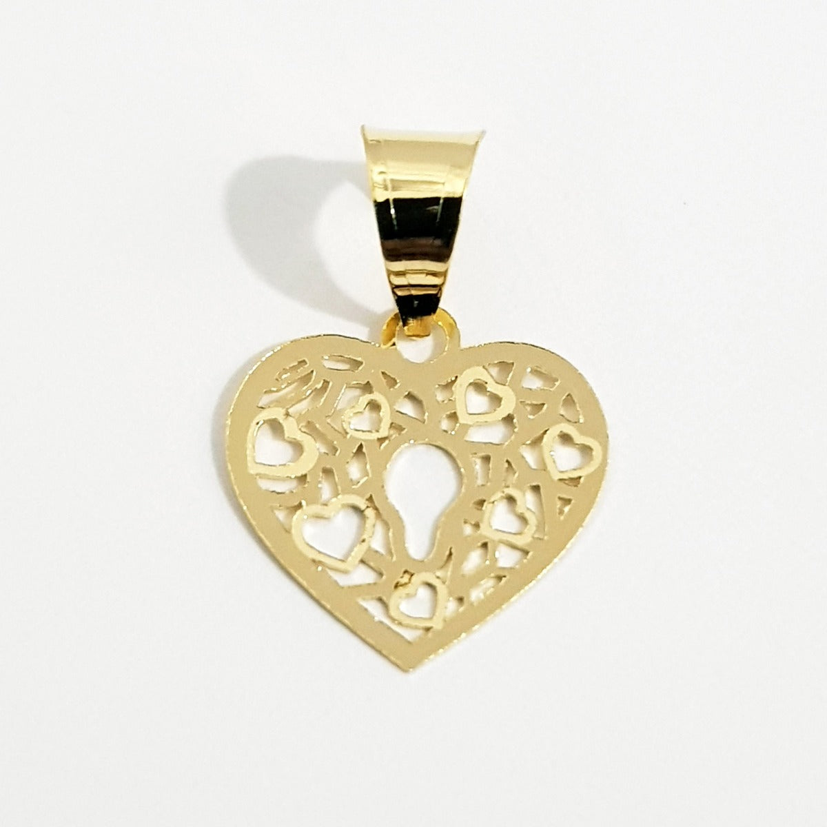 18K Pure Gold Heart Design Necklace | Necklace | 18K Gold Jewelry