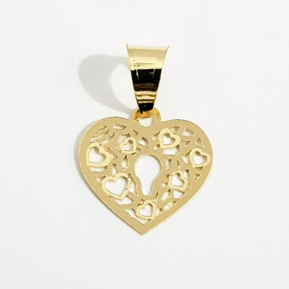 18K Pure Gold Heart Design Necklace | Necklace | 18K Gold Jewelry
