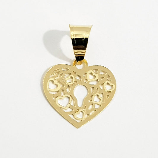 18K Pure Gold Heart Design Necklace | Necklace | 18K Gold Jewelry
