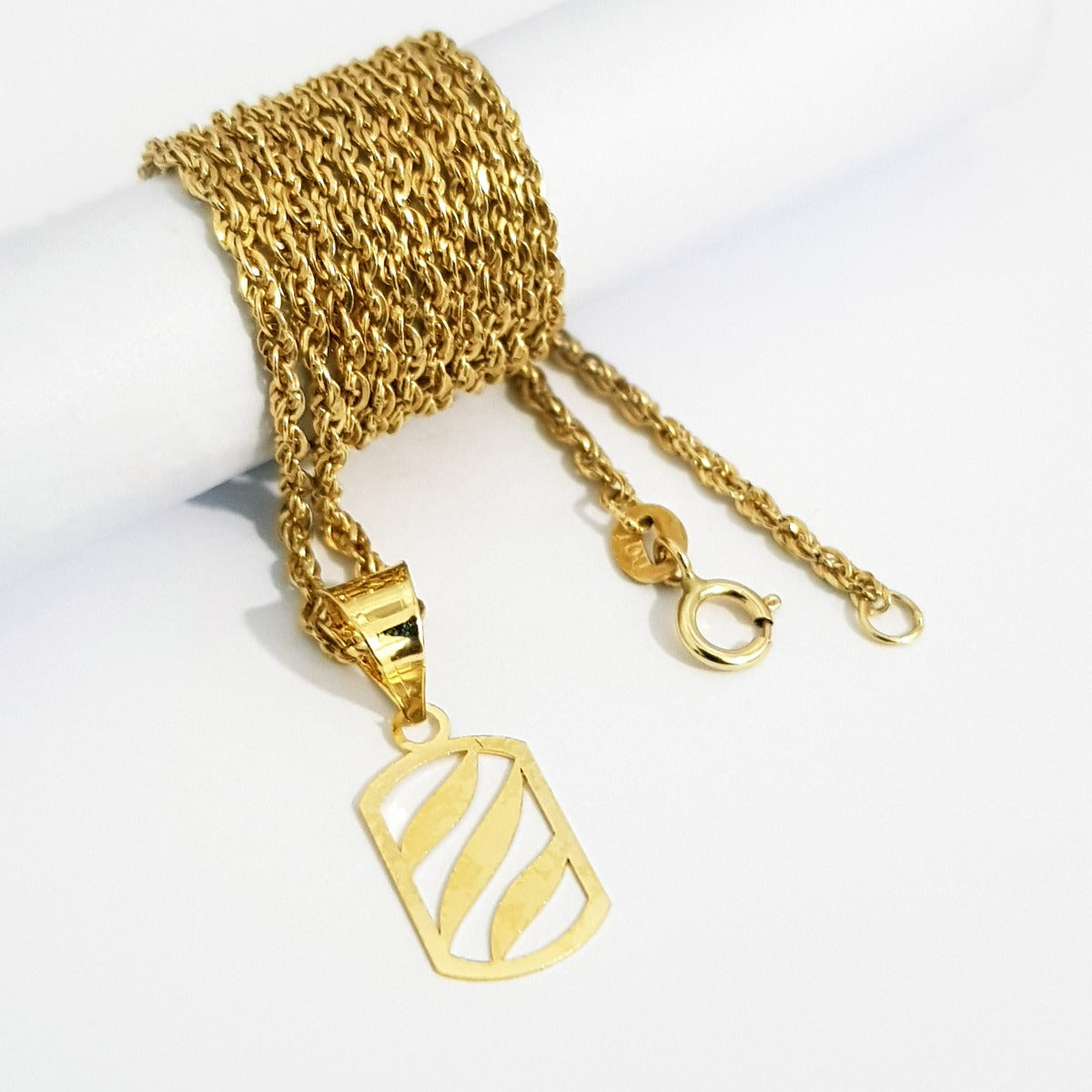 18K Pure Gold Lucky Design Necklace | Necklace | 18K Gold Jewelry