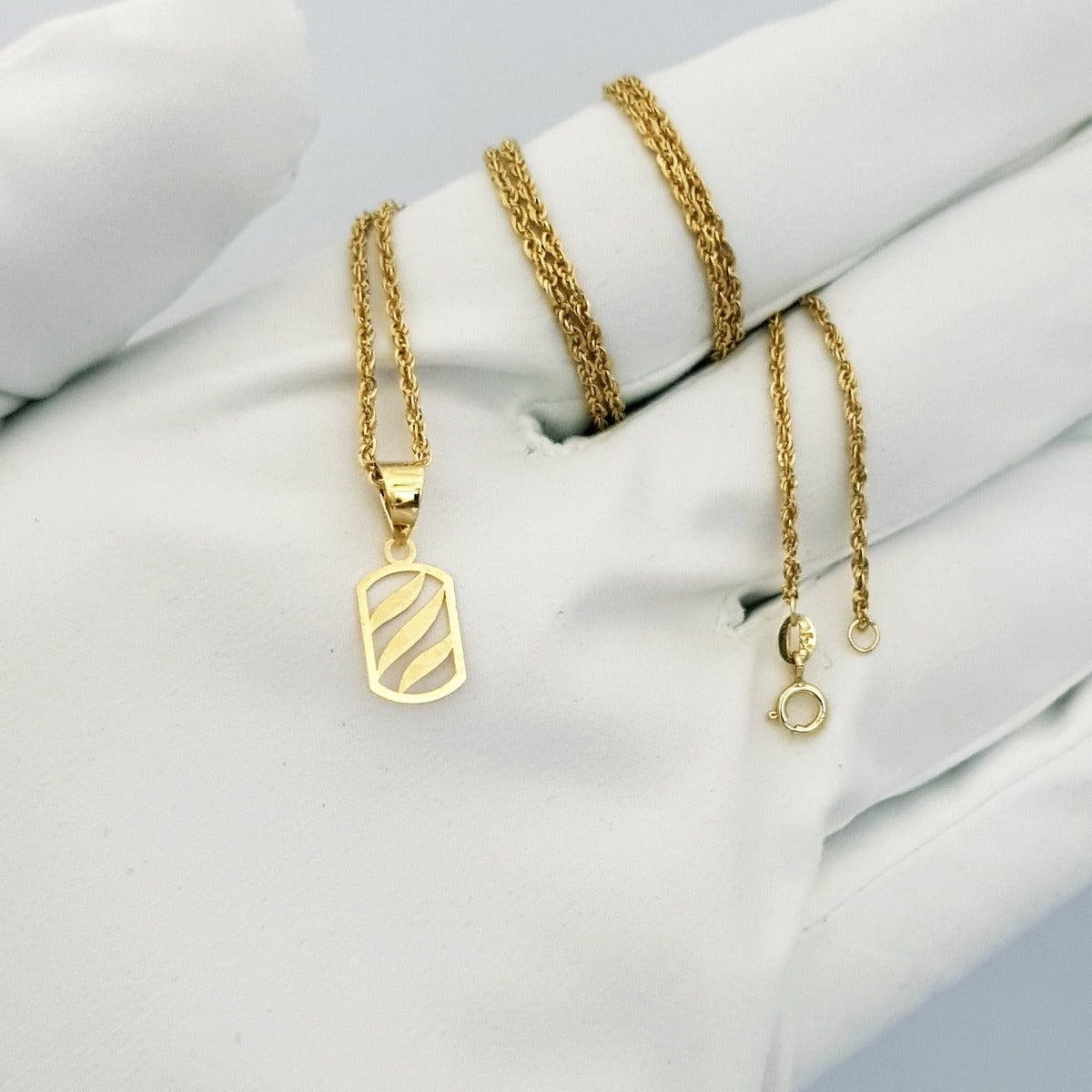 18K Pure Gold Lucky Design Necklace | Necklace | 18K Gold Jewelry