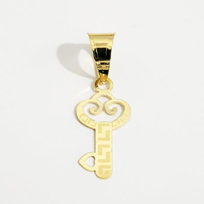 18K Pure Gold Elegant Key Design Necklace | Necklace | 18K Gold Jewelry