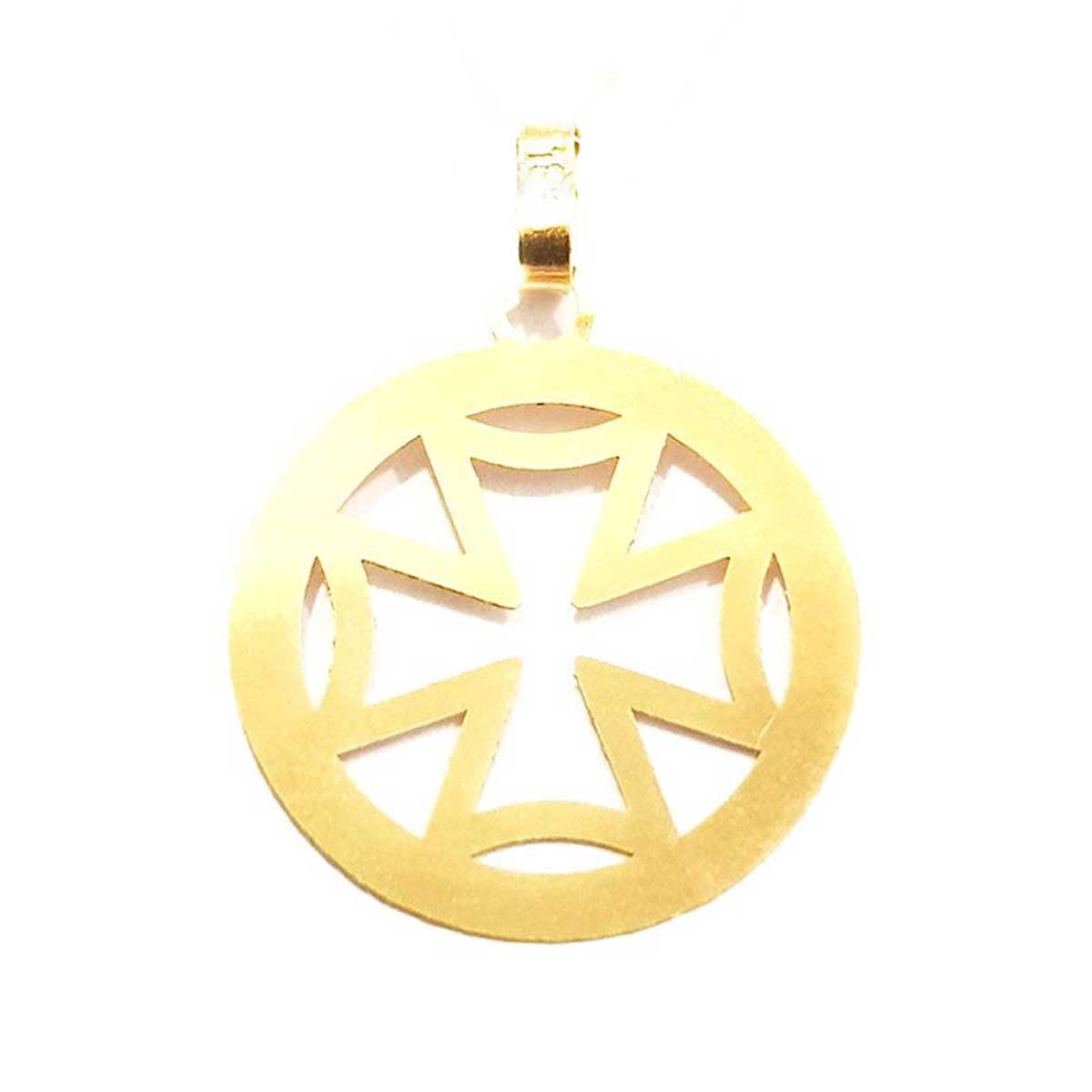 18K Pure Gold Cross Design Necklace | Necklace | 18K Gold Jewelry
