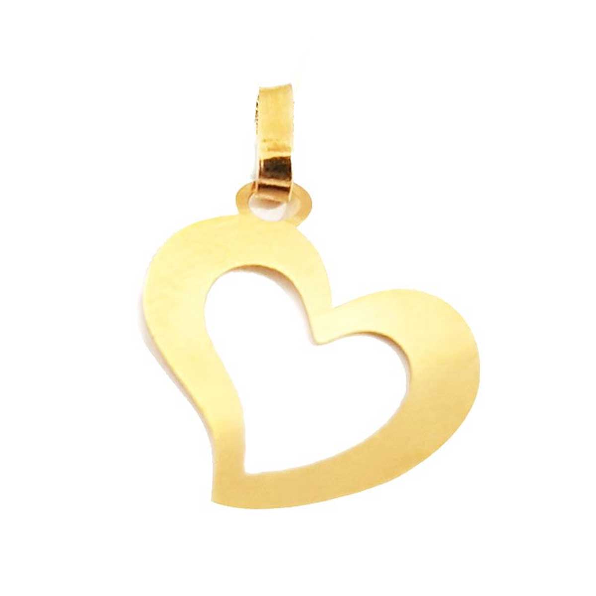 18K Pure Gold Heart Design Necklace | Necklace | 18K Gold Jewelry