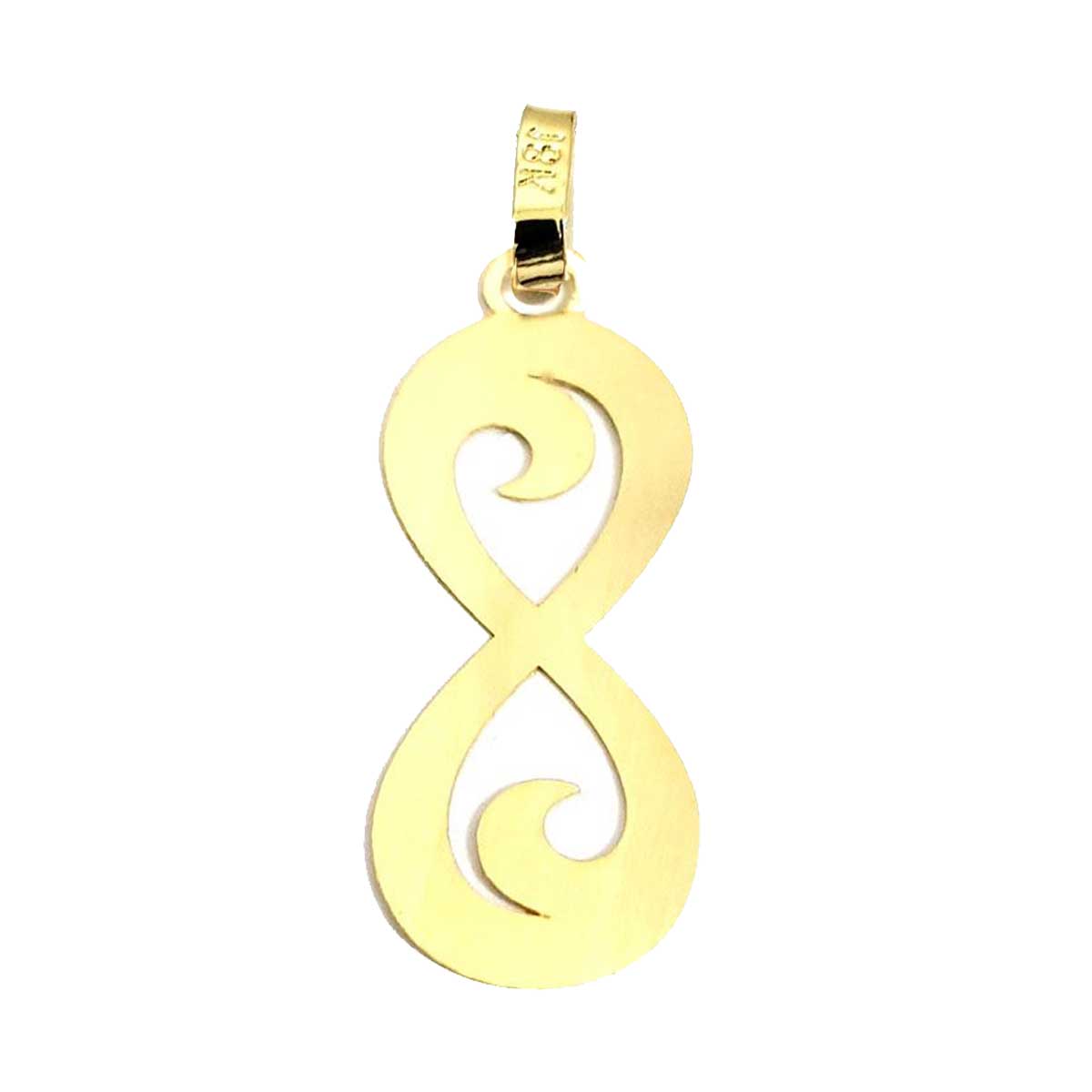 18K Pure Gold Infinity Design Necklace | Necklace | 18K Gold Jewelry