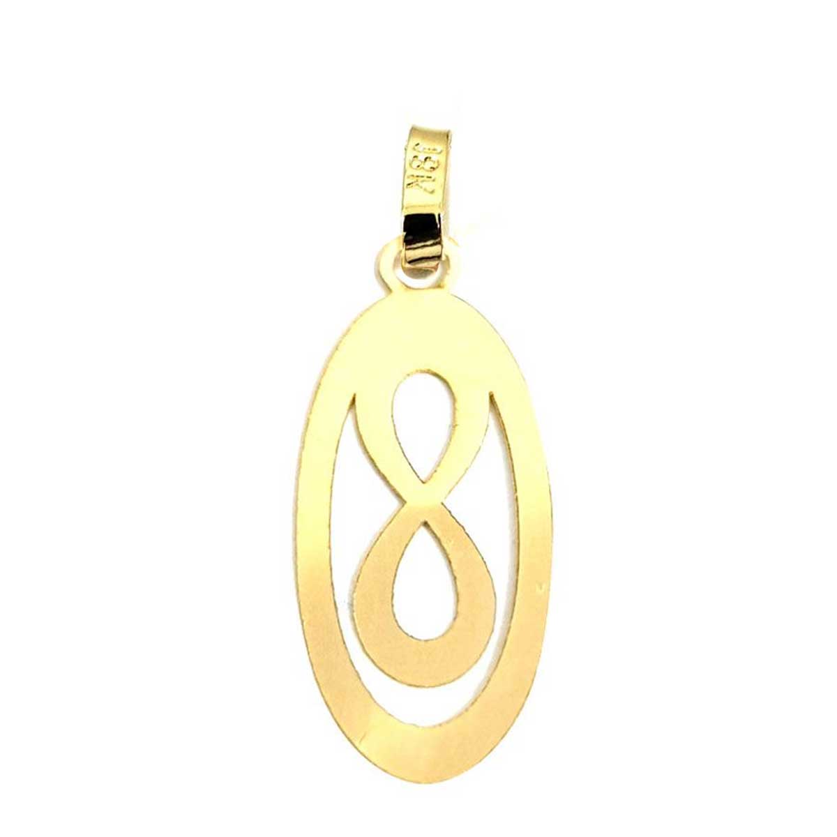18K Pure Gold Infinity Design Necklace | Necklace | 18K Gold Jewelry