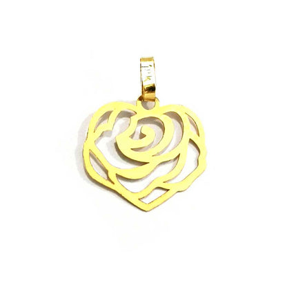18K Pure Gold Rose Necklace | Necklace | 18K Gold Jewelry
