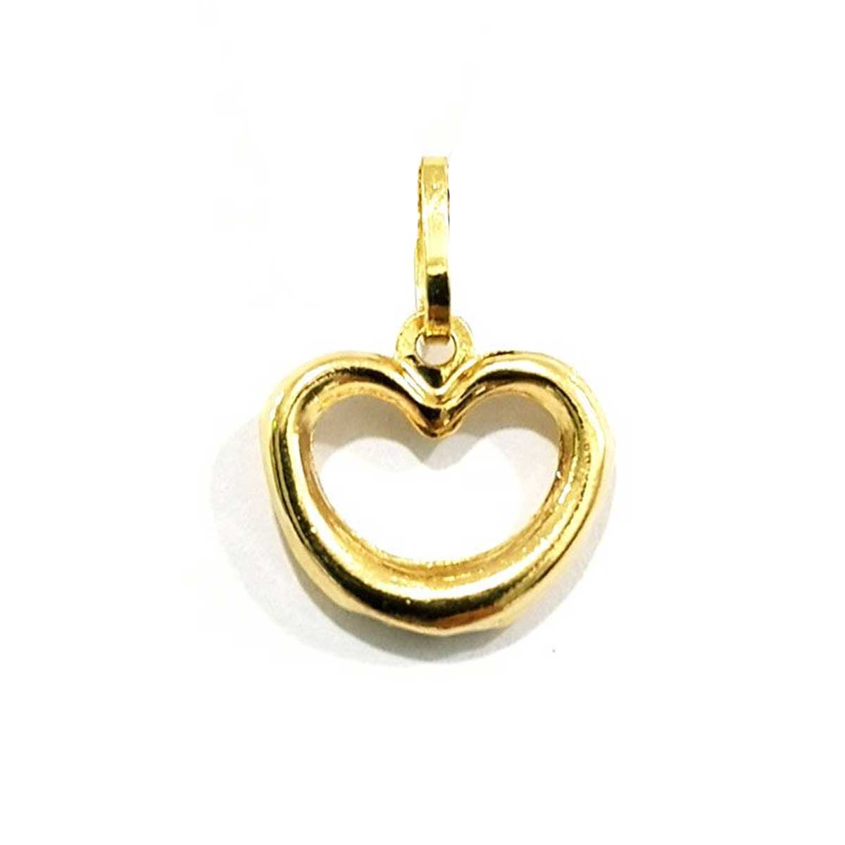 18K Pure Gold Heart Necklace | Necklace | 18K Gold Jewelry