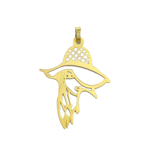 18K Pure Gold Lady Fashion Necklace