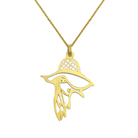 18K Pure Gold Lady Fashion Necklace | Necklace | 18K Gold Jewelry