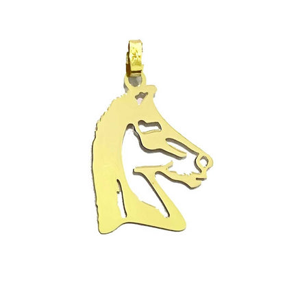 18K Pure Gold Horse Design Pendant Necklace | Necklace | 18K Gold Jewelry