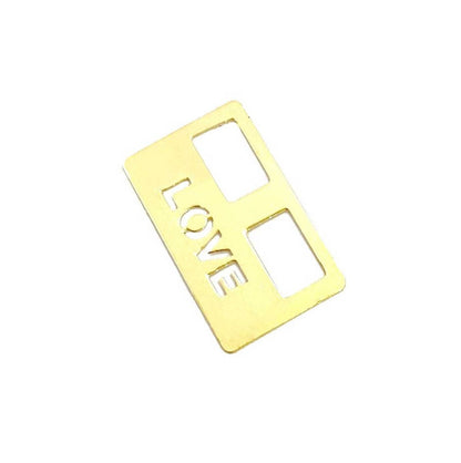 18K Pure Gold Love Design Pendant Necklace | Necklace | 18K Gold Jewelry