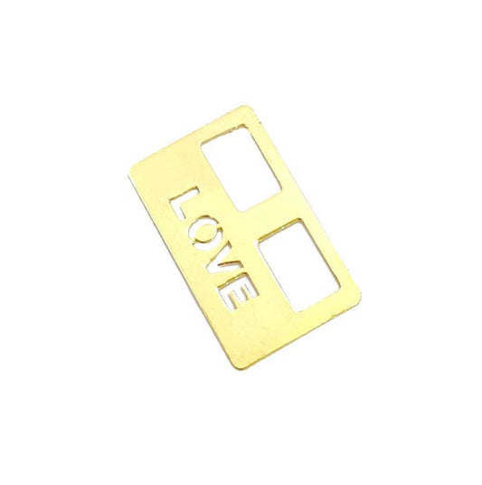 18K Pure Gold Love Design Pendant Necklace | Necklace | 18K Gold Jewelry