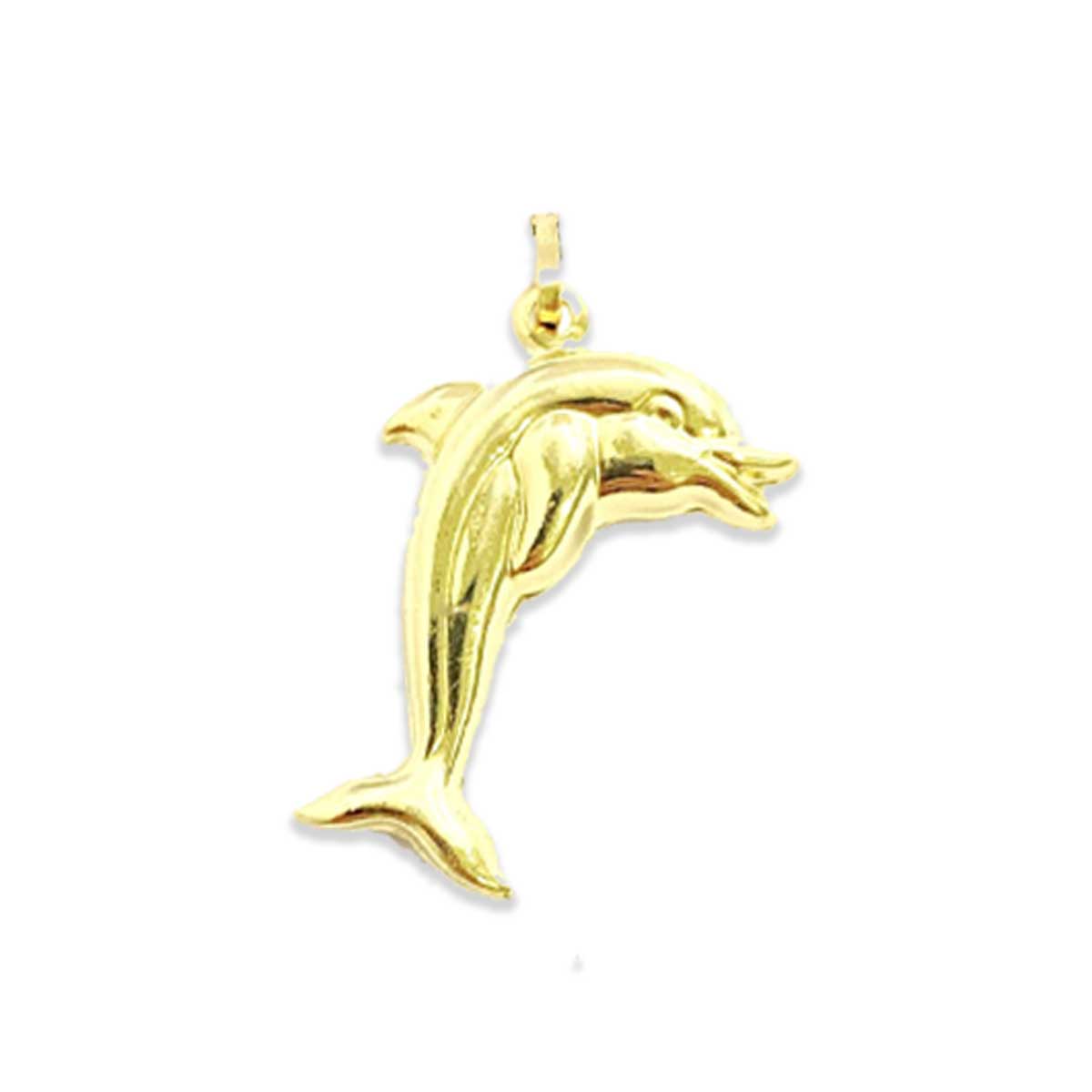 18K Pure Gold Dolphin Necklace | Necklace | 18K Gold Jewelry