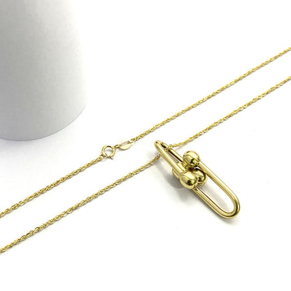 18K Pure Gold Elegant Pendant Necklace | Necklace | 18K Gold Jewelry