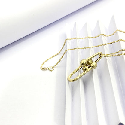 18K Pure Gold Elegant Pendant Necklace | Necklace | 18K Gold Jewelry