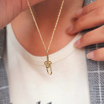 18K Pure Gold Elegant Pendant Necklace | Necklace | 18K Gold Jewelry