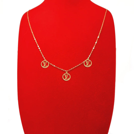 18K Pure Elegant Design Necklace LV