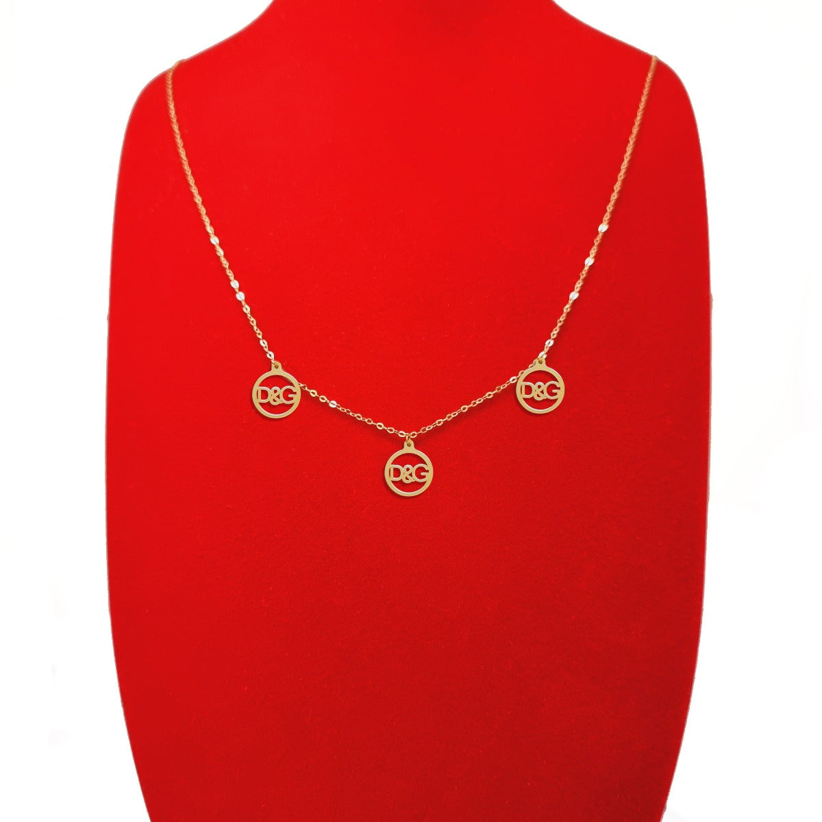 18K Solid Dolce & Gabbana (D&G) Design Necklace | Old Necklaces | 18K Gold Jewelry