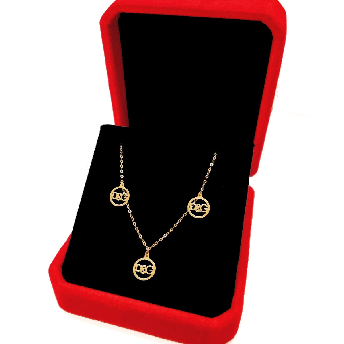 18K Solid Dolce & Gabbana (D&G) Design Necklace | Old Necklaces | 18K Gold Jewelry