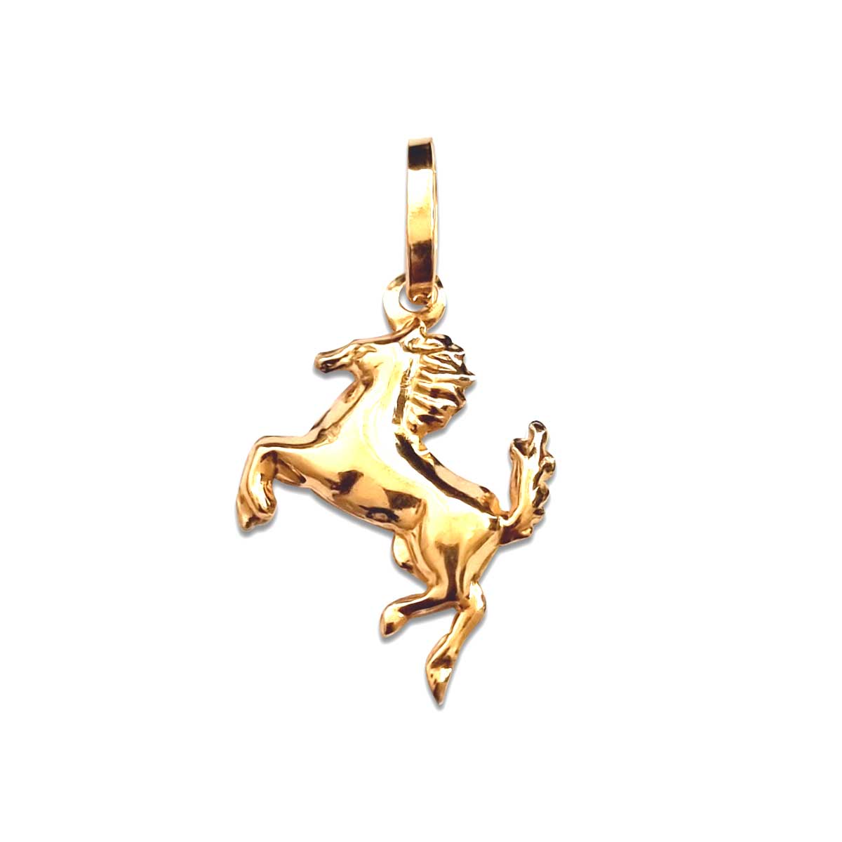 18K Pure Gold Horse Pendant Necklace | Necklace | 18K Gold Jewelry