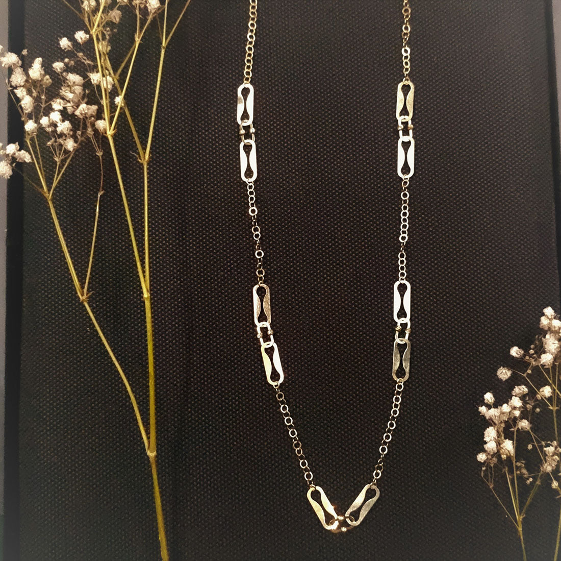 18K Pure Gold Linked Chain