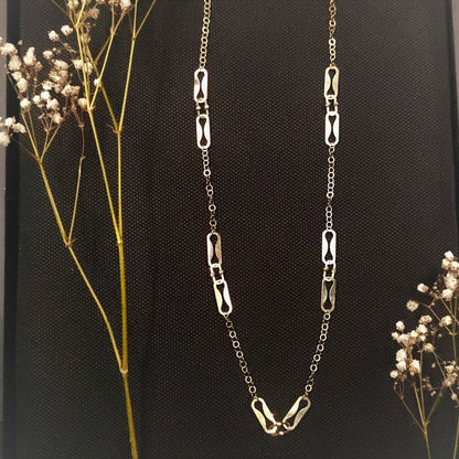 18K Pure Gold Linked Chain