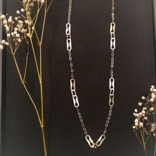 18K Pure Gold Linked Chain