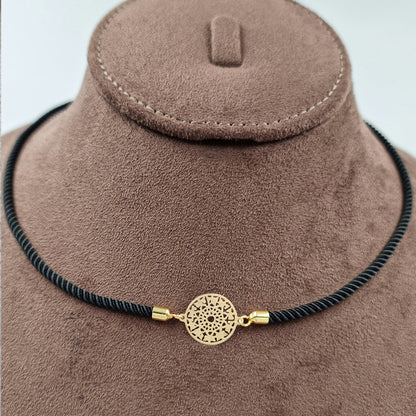 18K Pure Gold Thread Adjustable Necklace | Necklace | 18K Gold Jewelry