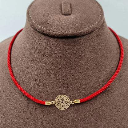 18K Pure Gold Thread Adjustable Necklace | Necklace | 18K Gold Jewelry