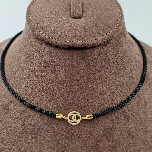18K Pure Gold Thread Adjustable Necklace | Necklace | 18K Gold Jewelry