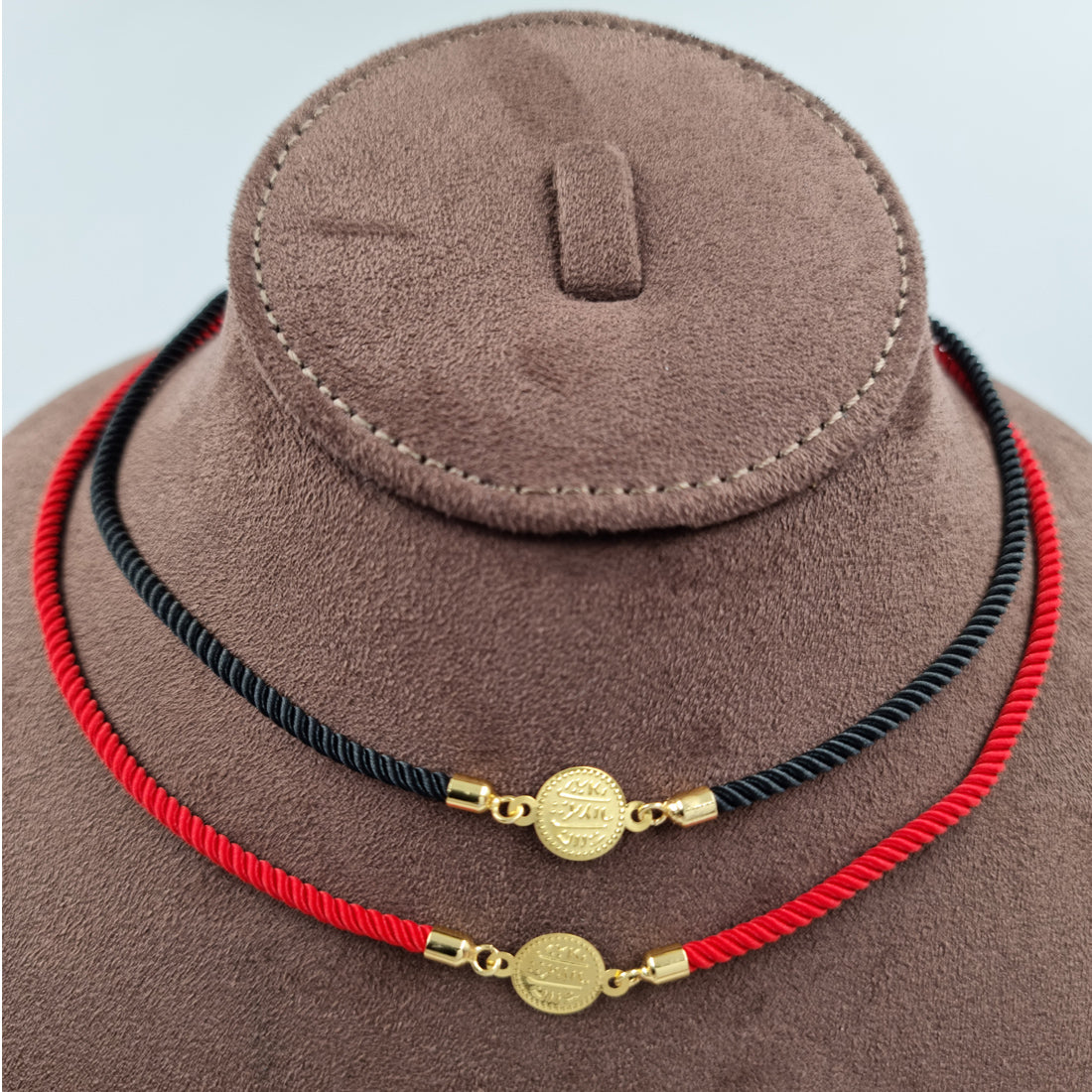 21K Pure Gold Thread Adjustable Coin Necklace | Necklace | 18K Gold Jewelry