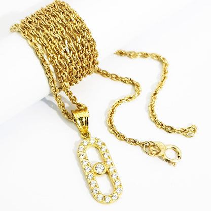 18K Pure Gold Elissa Necklace | Necklace | 18K Gold Jewelry