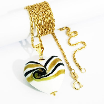 18K Pure Gold Heart Necklace | Necklace | 18K Gold Jewelry