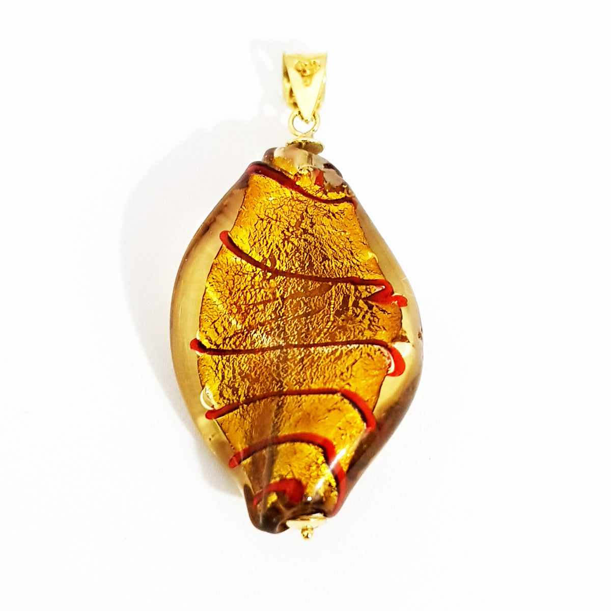 18k Pure Gold Stone Necklace | Necklace | 18K Gold Jewelry