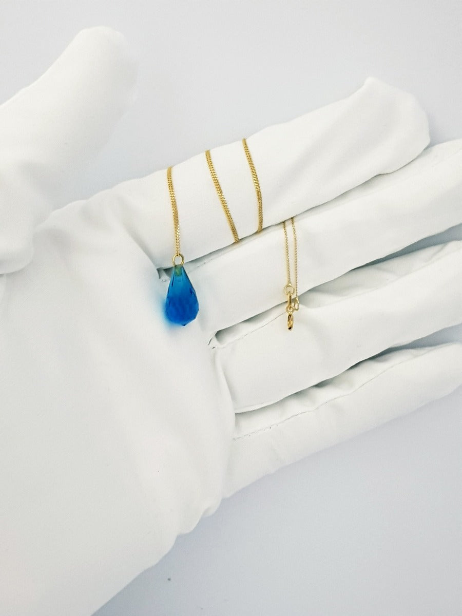 18K Pure Gold Gem Necklace | Necklace | 18K Gold Jewelry