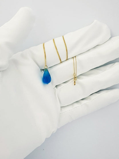 18K Pure Gold Gem Necklace | Necklace | 18K Gold Jewelry
