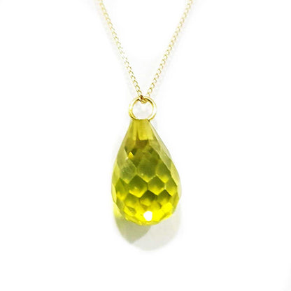 18K Pure Gold Gem Necklace | Necklace | 18K Gold Jewelry