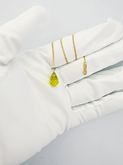 18K Pure Gold Gem Necklace | Necklace | 18K Gold Jewelry