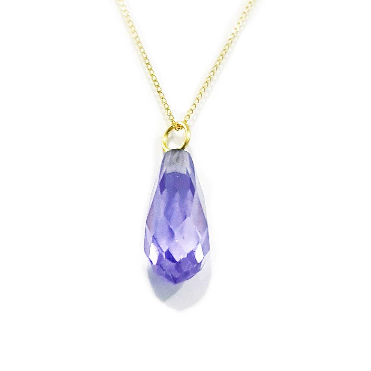 18K Pure Gold Gem Necklace | Necklace | 18K Gold Jewelry