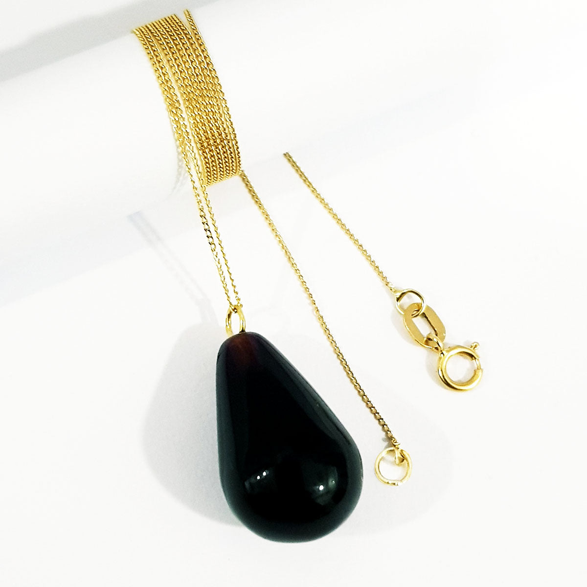 18K Pure Gold Gem Necklace | Necklace | 18K Gold Jewelry