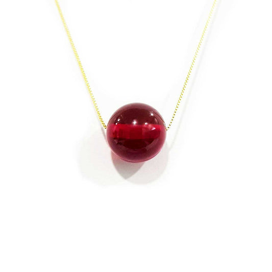 18K Pure Gold Gem Necklace | Necklace | 18K Gold Jewelry