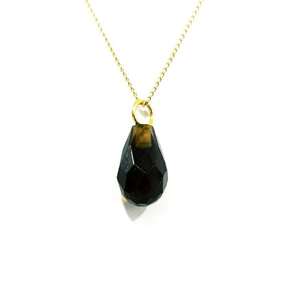 18K Pure Gold Stone Necklace | Necklace | 18K Gold Jewelry