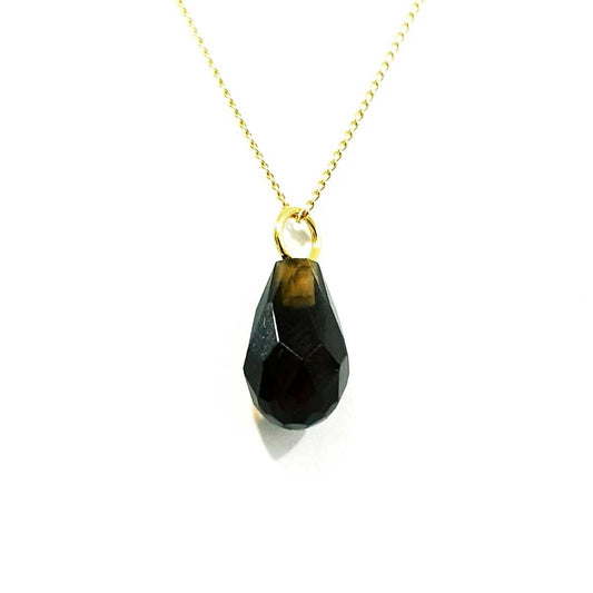 18K Pure Gold Stone Necklace | Necklace | 18K Gold Jewelry