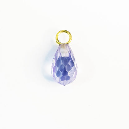 18K Pure Gold Crystal Stone Necklace | Necklace | 18K Gold Jewelry